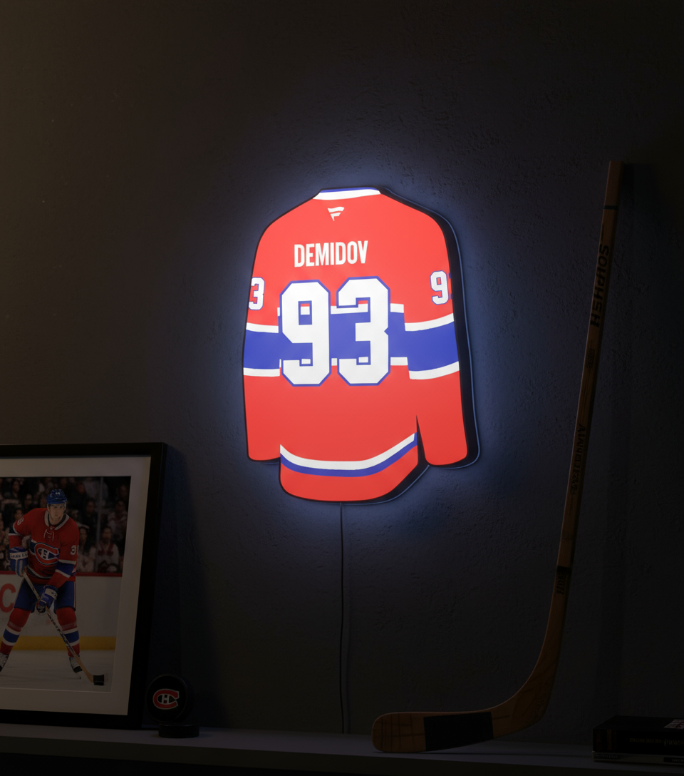 Montreal Canadiens Jersey Sign