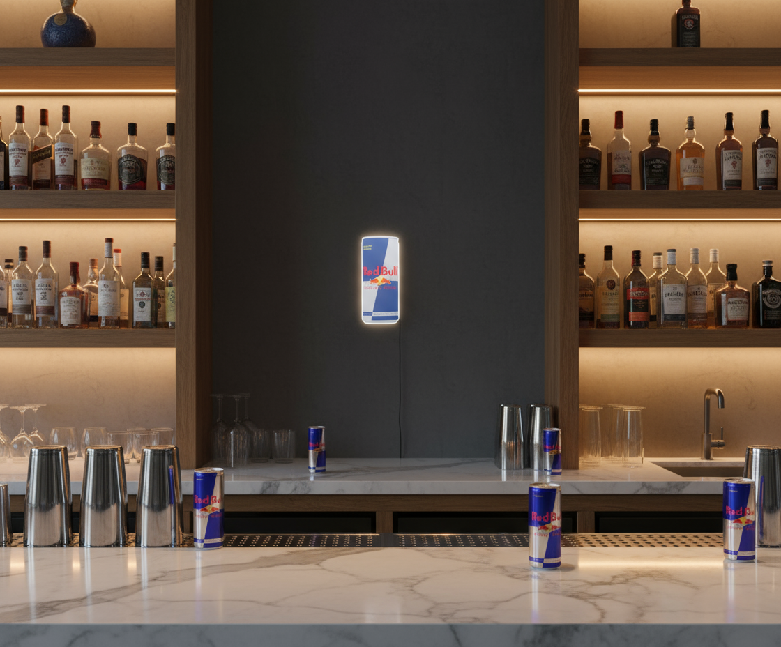 Redbull Slim Can Sign - Extra Small